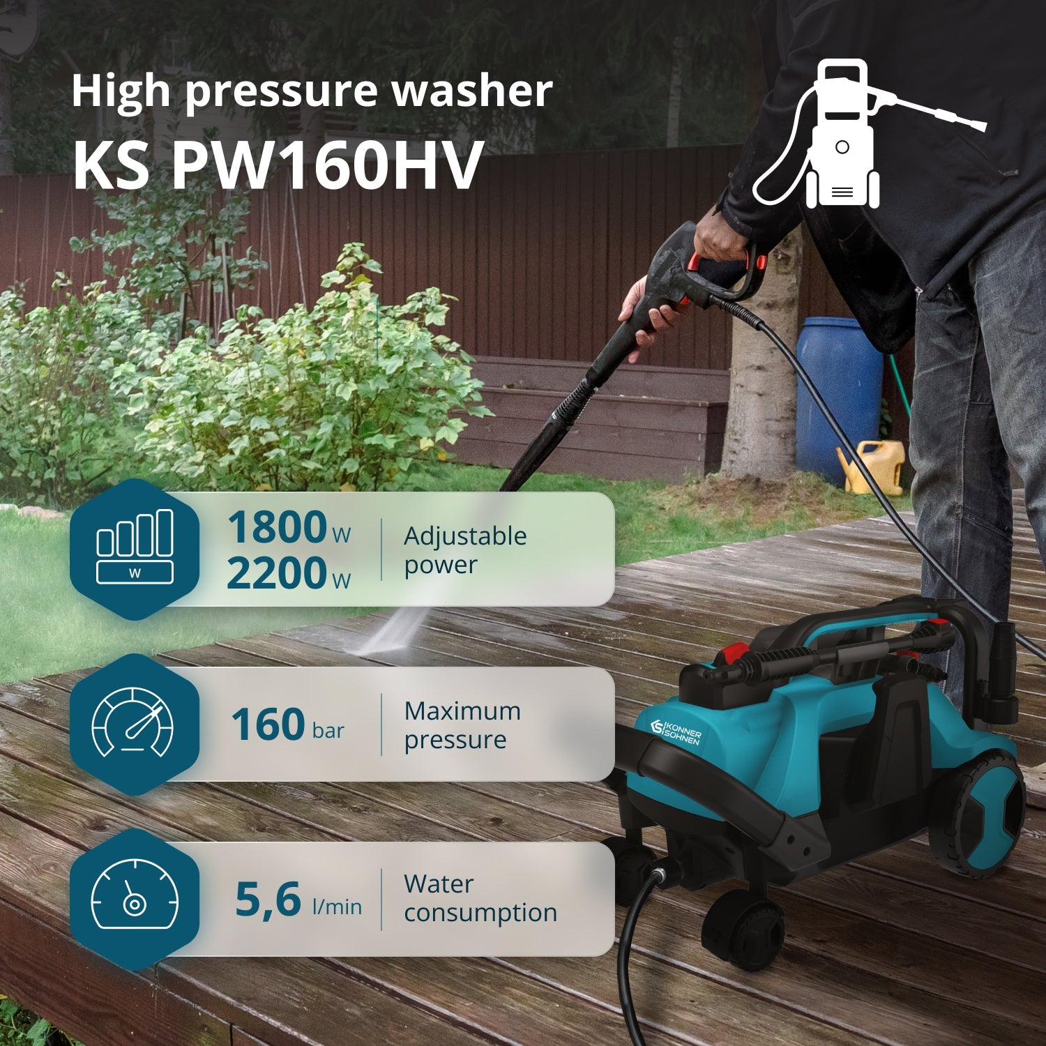High-Pressure Washer KS PW160HV