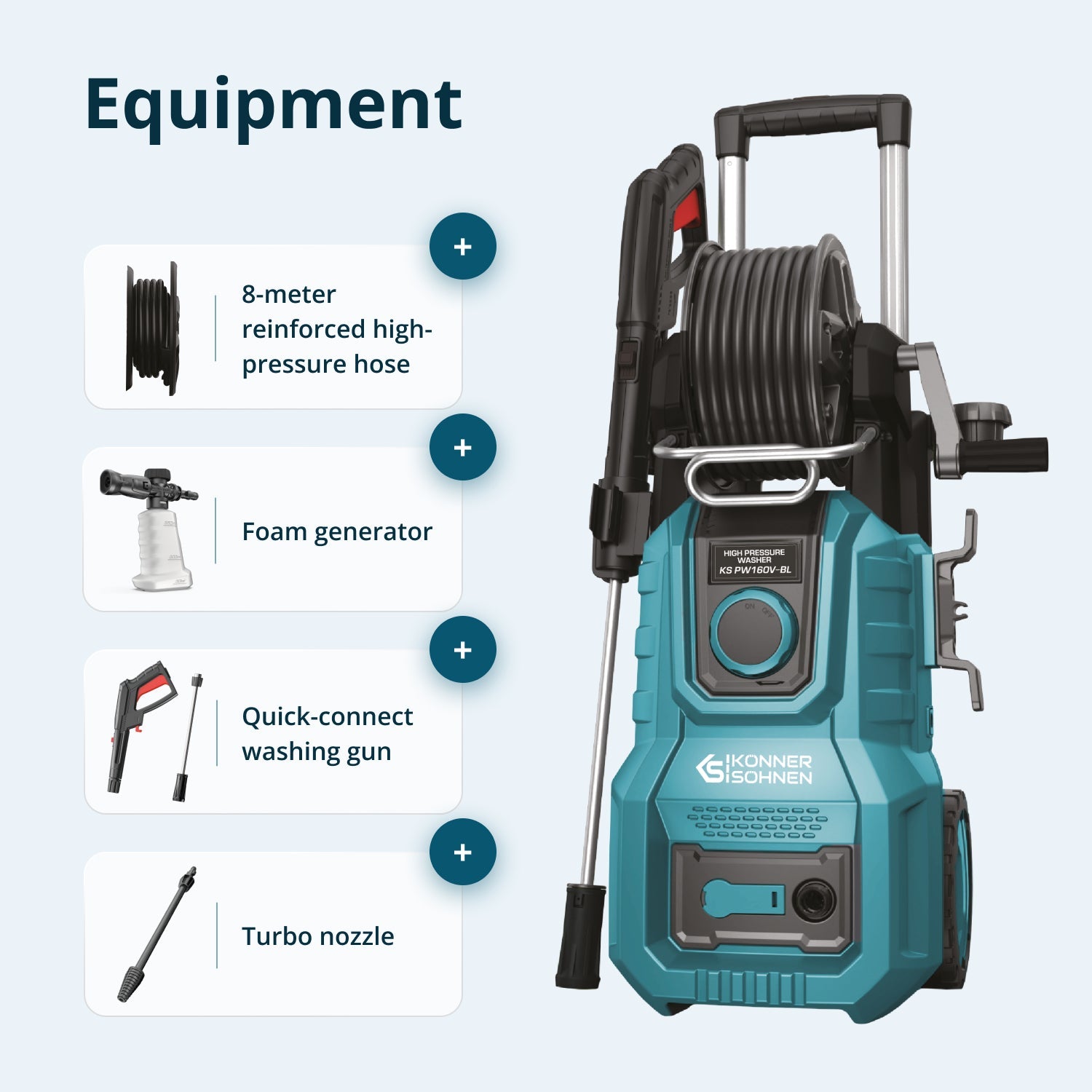 High-Pressure Washer KS PW160V-BL