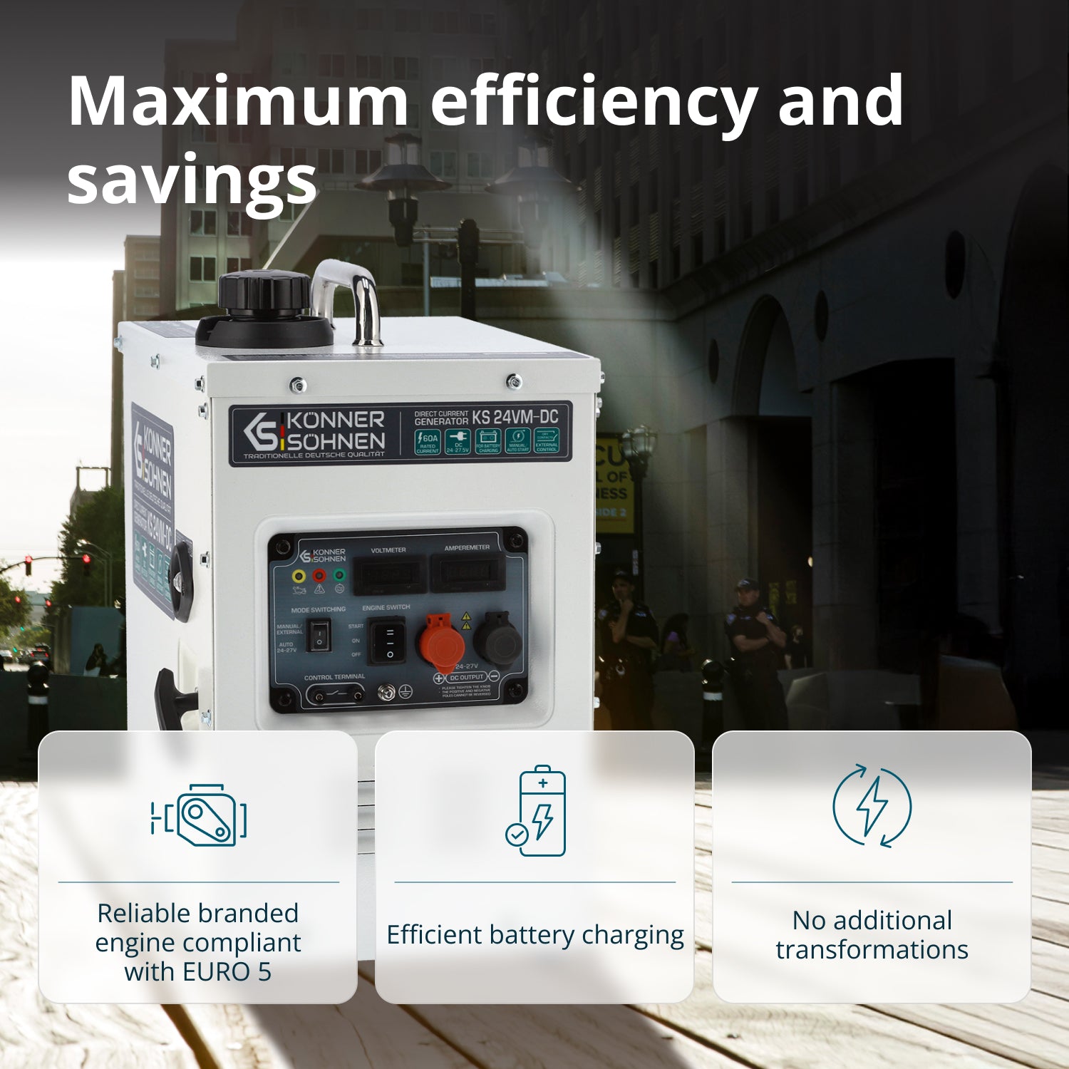 KS 24VM-DC Constant Voltage Generator