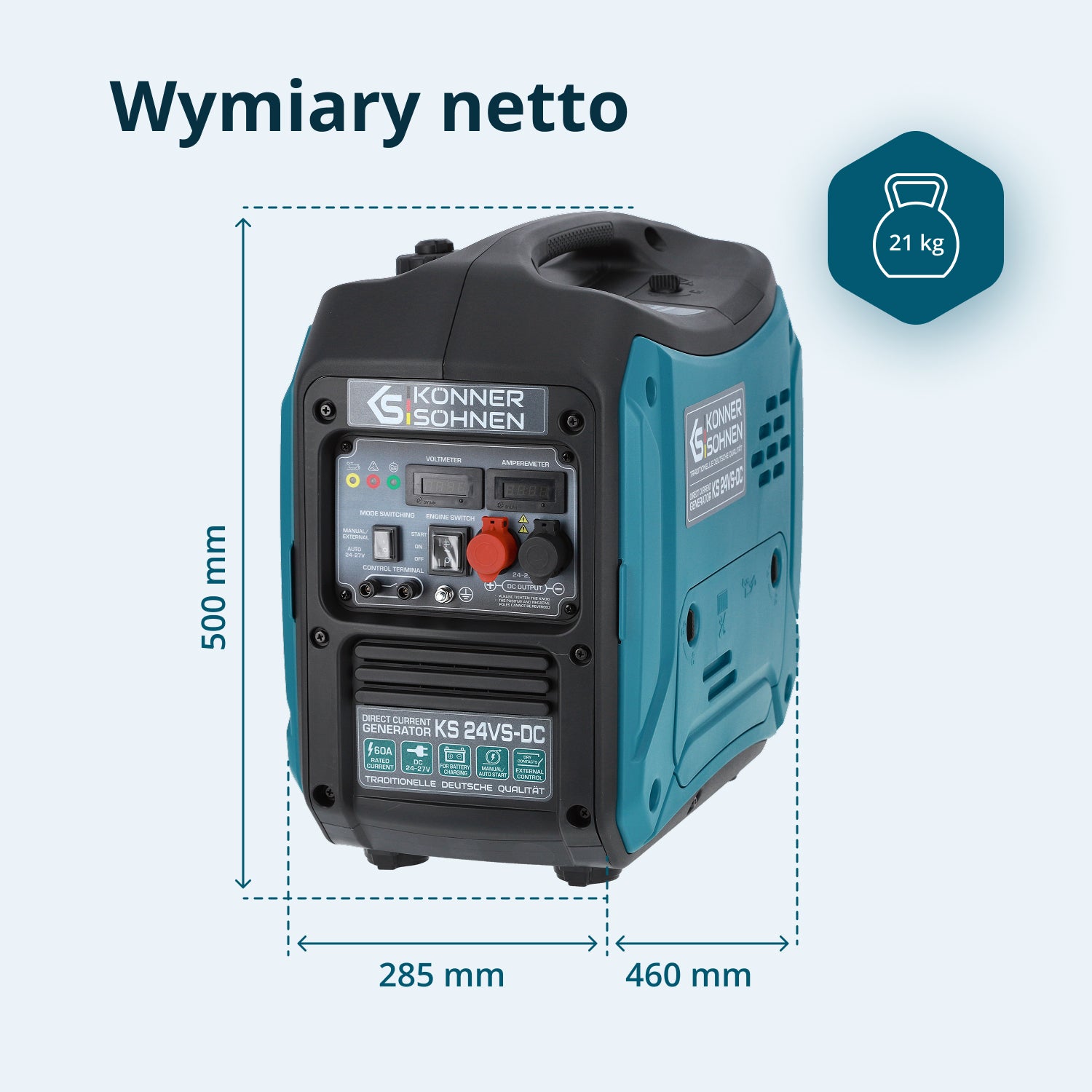 Generator prądu stałego KS 24VS-DC