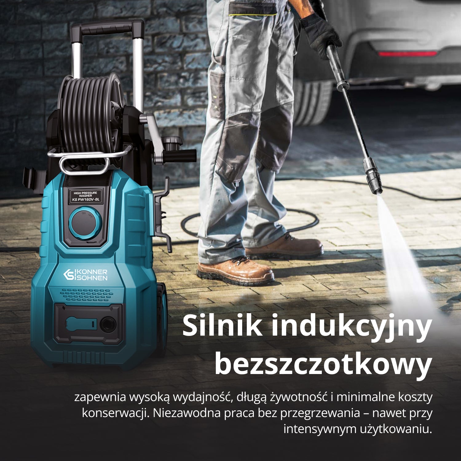 Myjka ciśnieniowa  KS PW160V-BL
