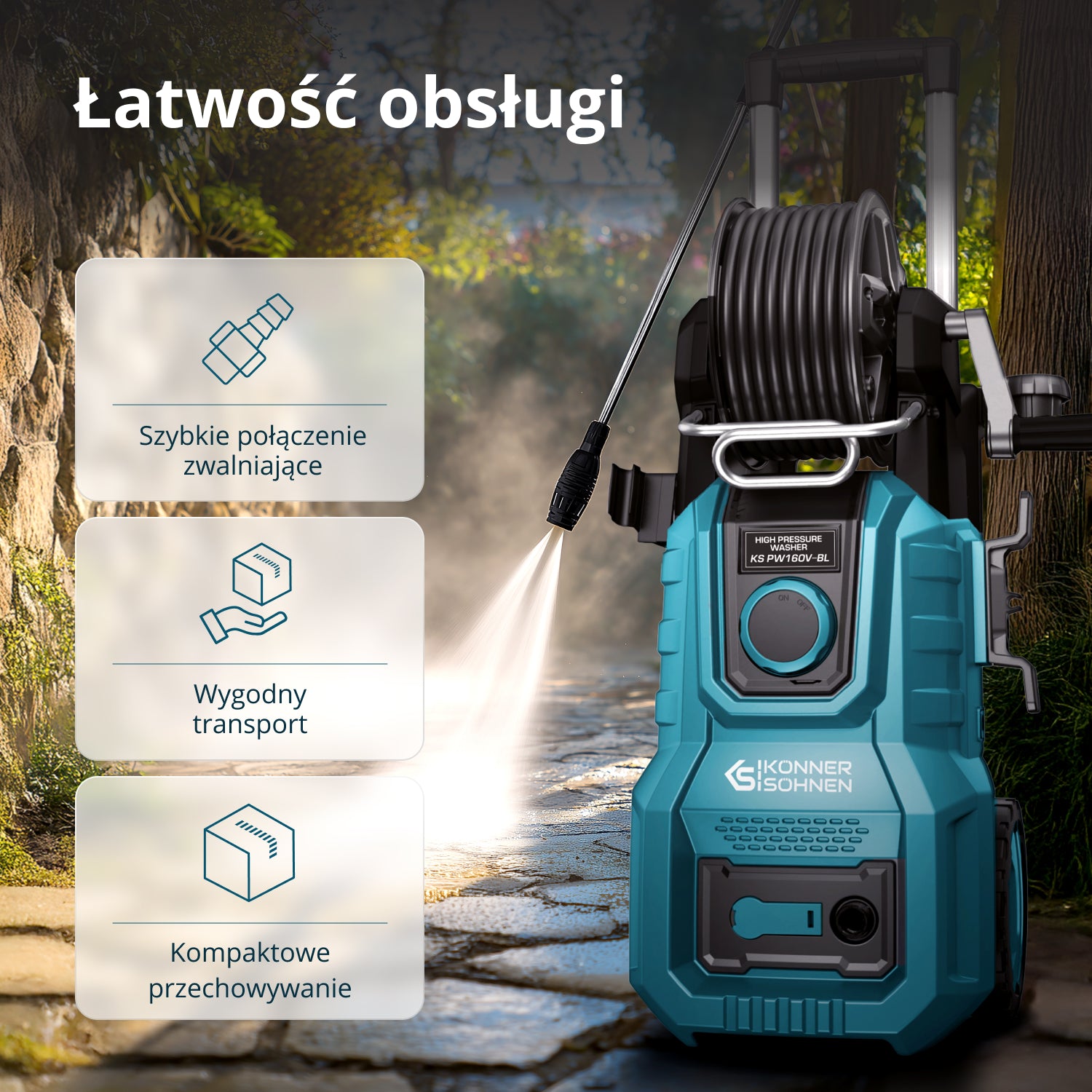 Myjka ciśnieniowa  KS PW160V-BL