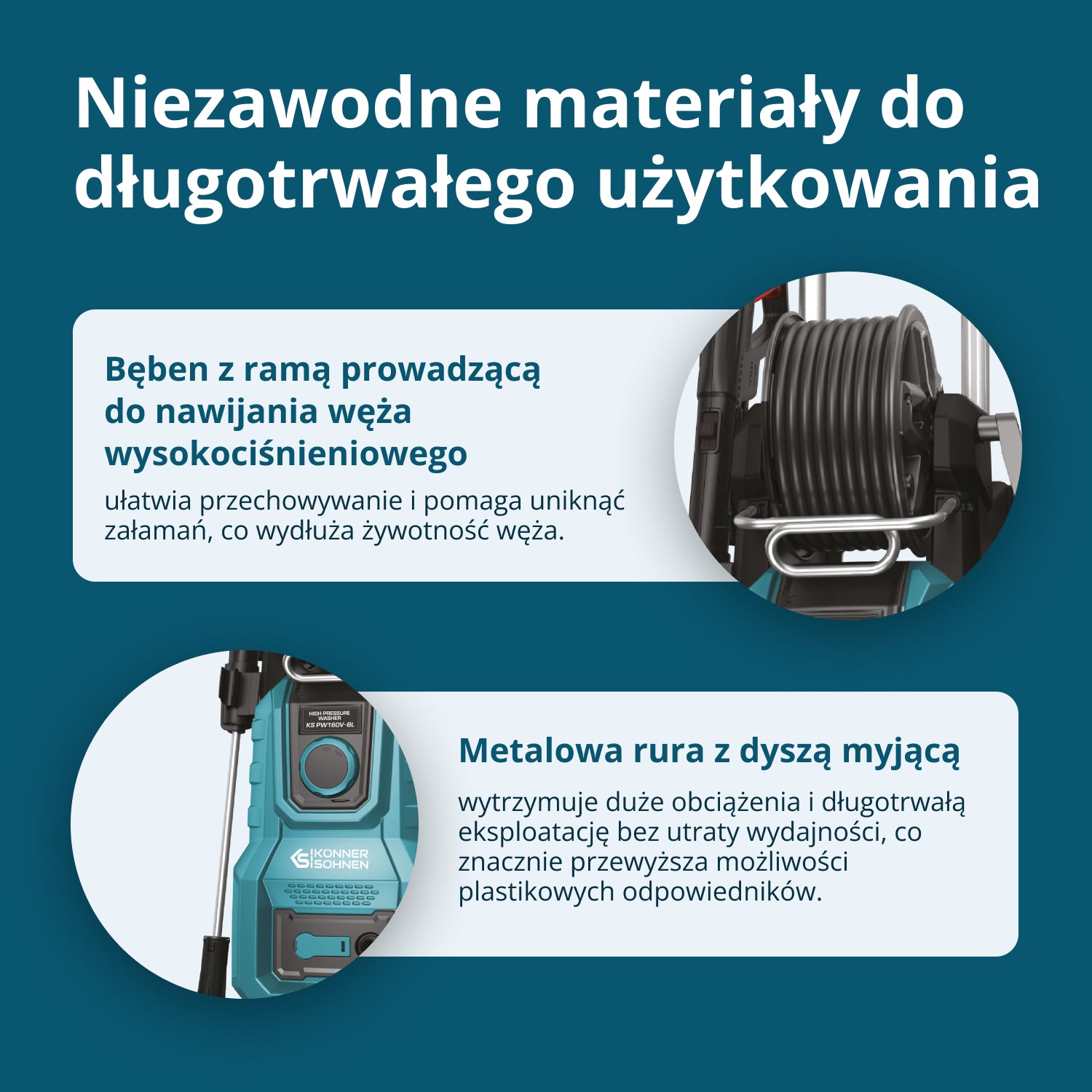 Myjka ciśnieniowa  KS PW160V-BL