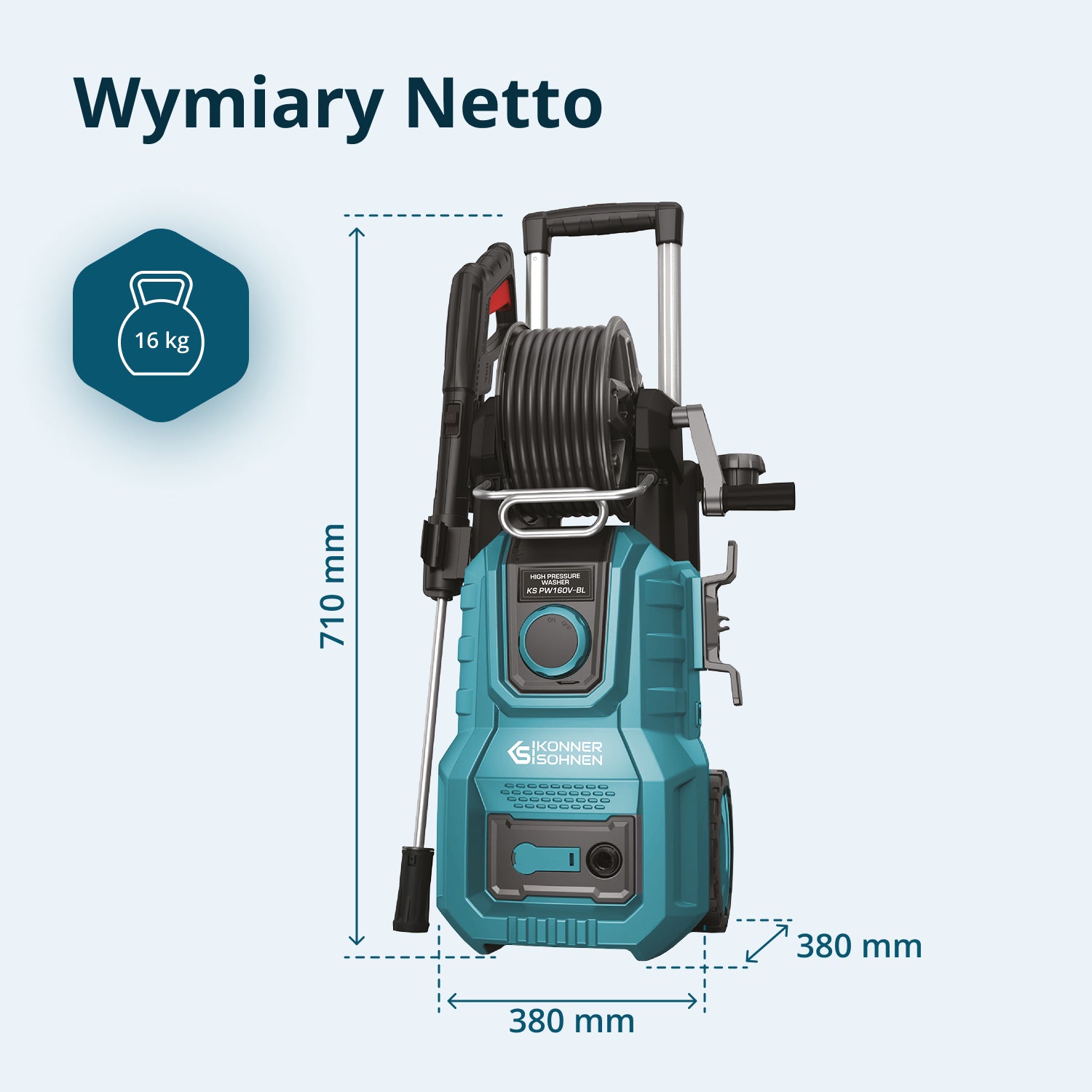 Myjka ciśnieniowa  KS PW160V-BL