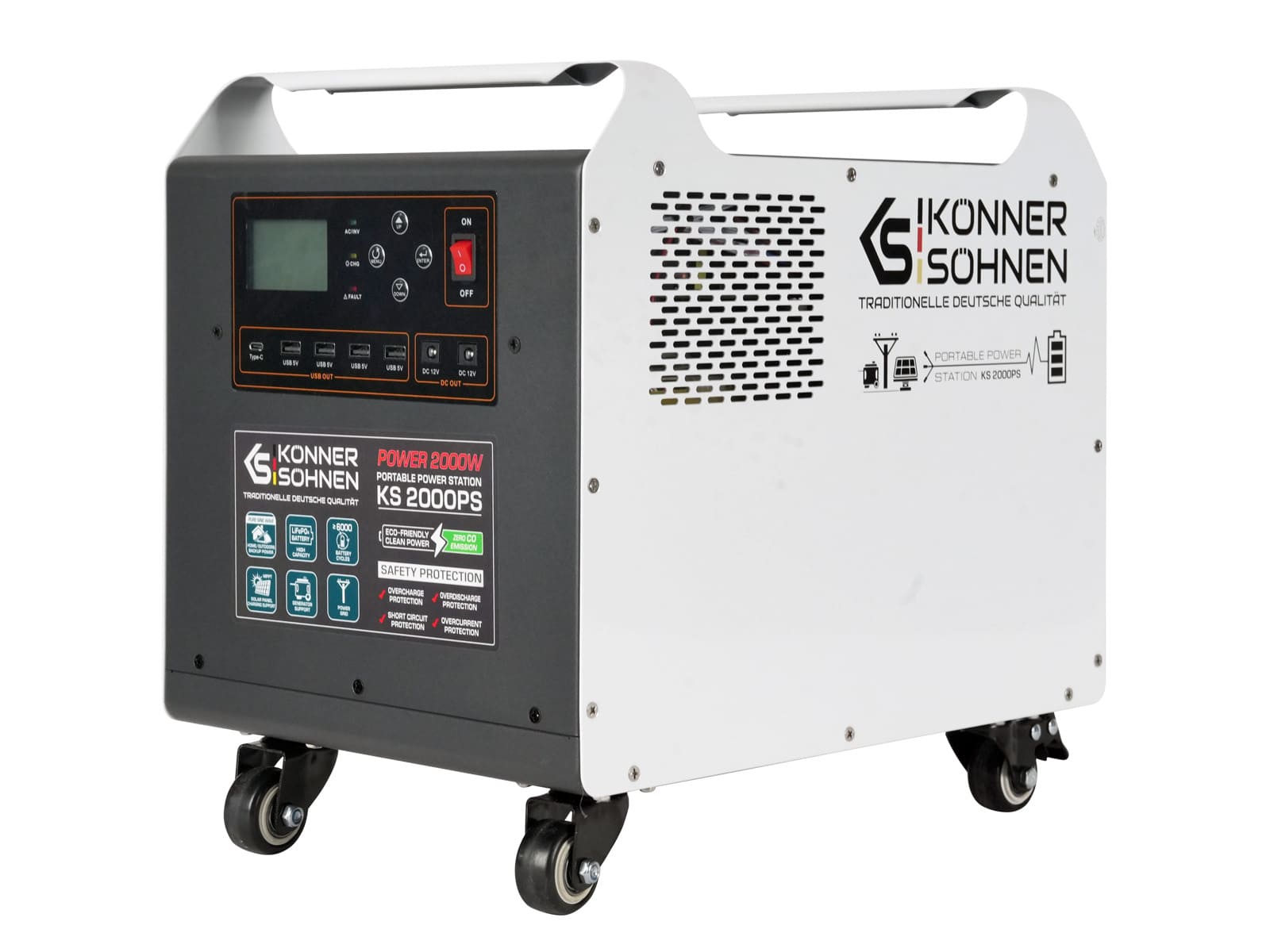 Portable solar power station KS 2000PS