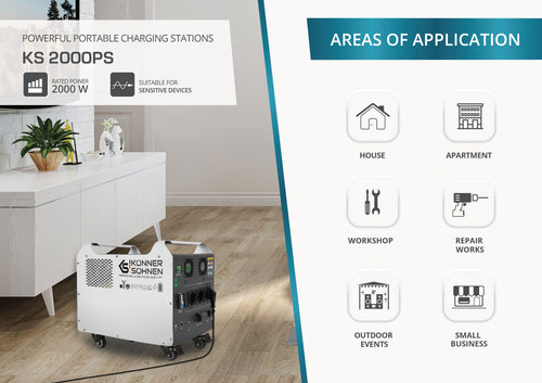 Portable solar power station KS 2000PS