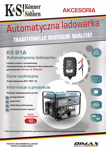 Nowy produkt w rodzinie K&S – automatyczna ładowarka do akumulatorów!