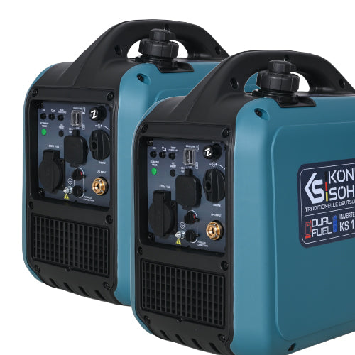 Parallel connection of generators