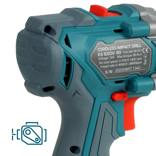 Wiertarka z silnikiem bezszczotkowym