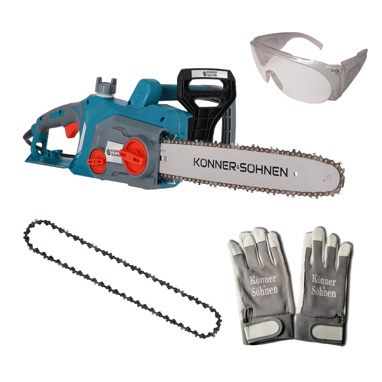 SET1: KS CS1800-14 + KS GL-1 + KS Gloves L + Chain 91PJ053X