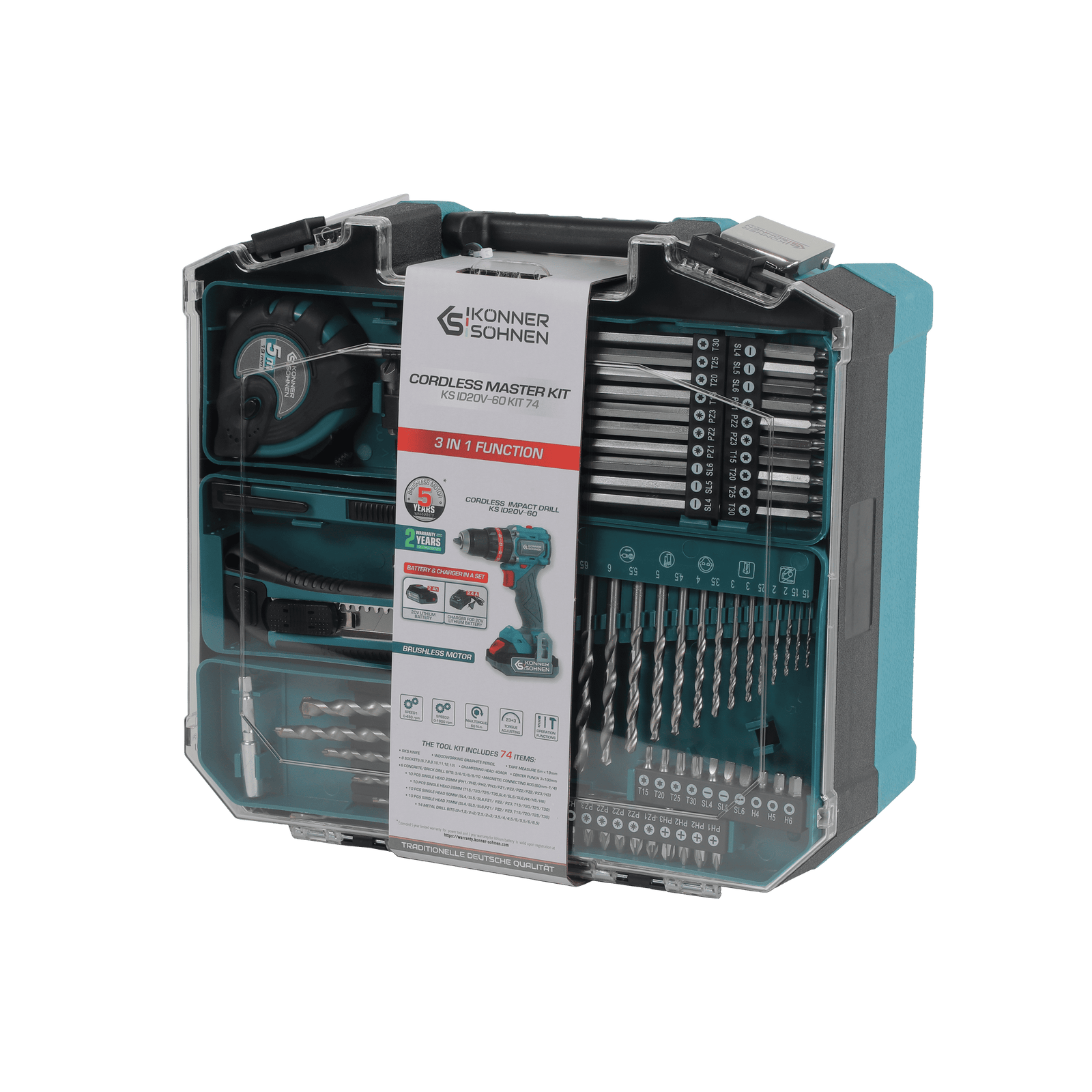 Zestaw Mistrzowski Bezprzewodowy KS ID20V-60 KIT 74