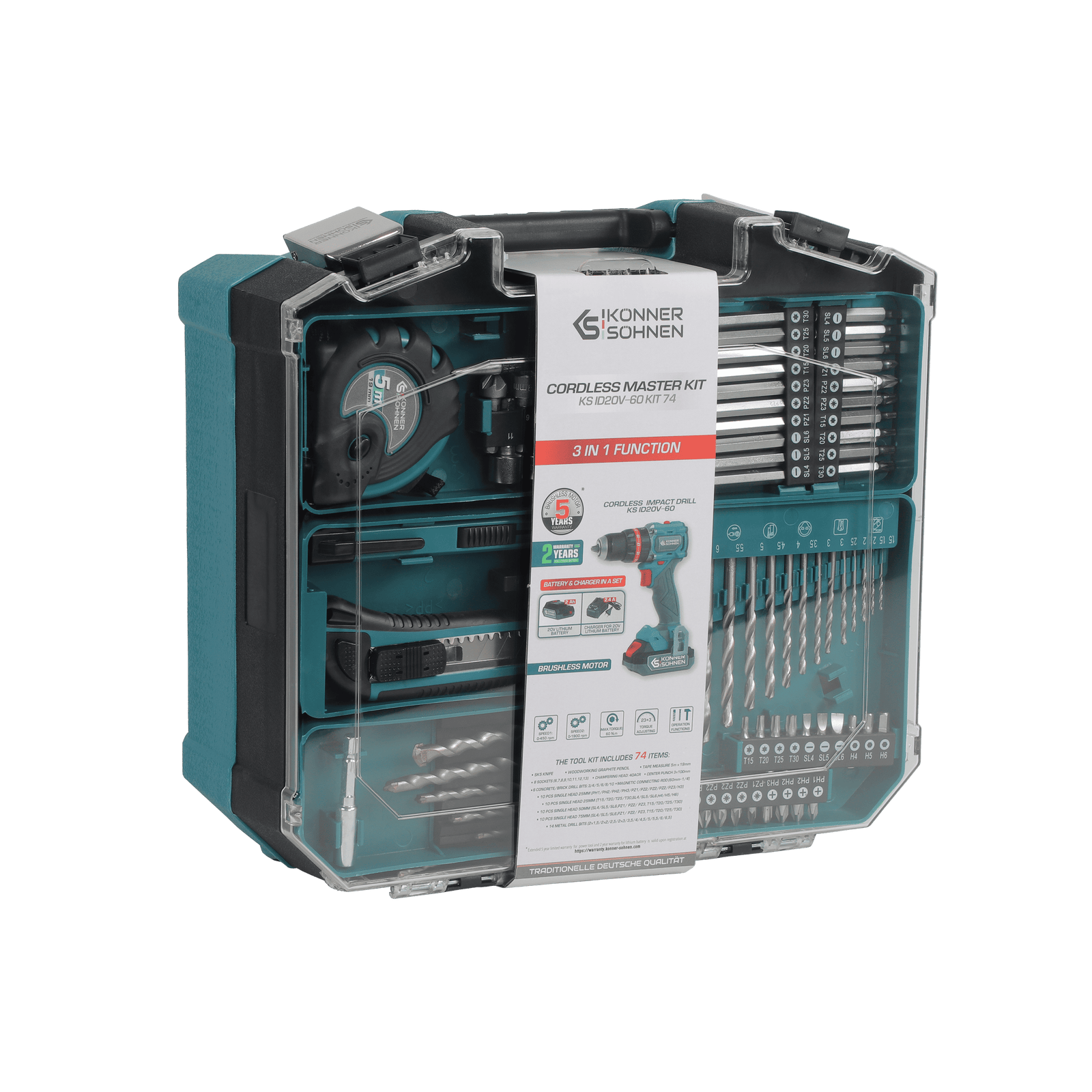 Zestaw Mistrzowski Bezprzewodowy KS ID20V-60 KIT 74