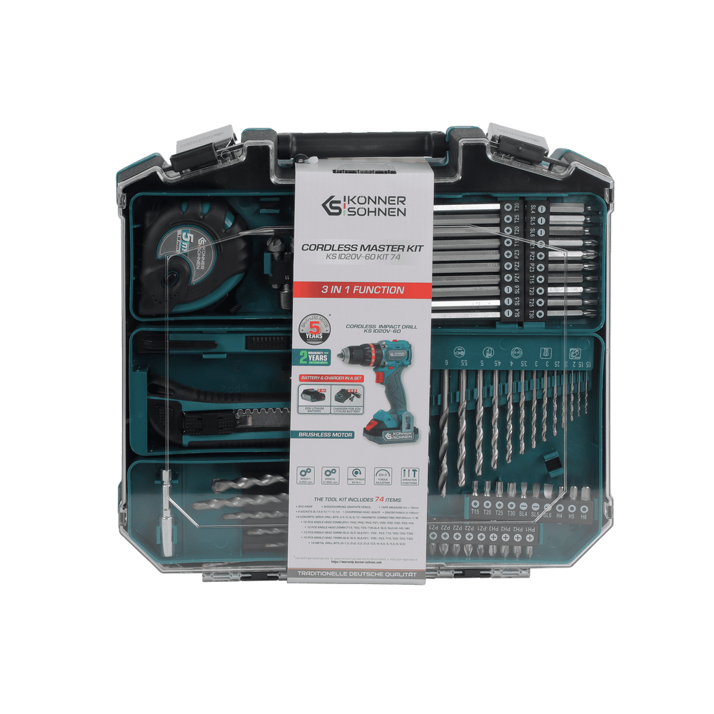 Zestaw Mistrzowski Bezprzewodowy KS ID20V-60 KIT 74