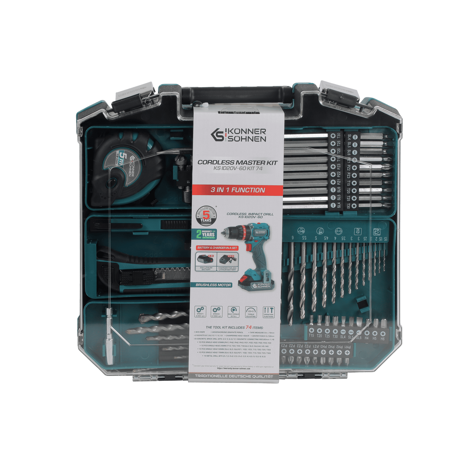 Zestaw Mistrzowski Bezprzewodowy KS ID20V-60 KIT 74