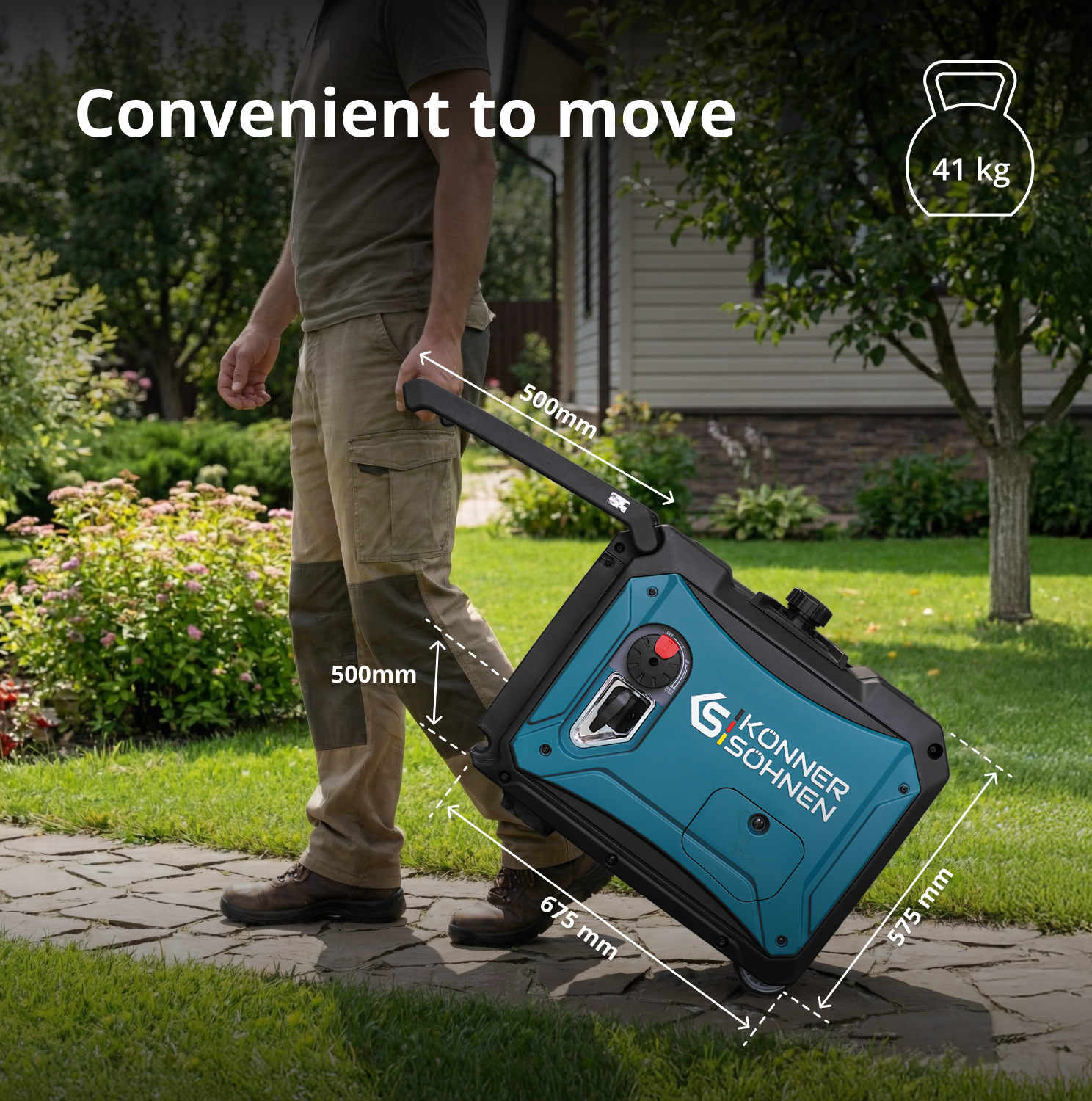 LPG/gasoline inverter generator KS 4000iEG S