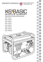 Benzīna ģenerators K&S BASIC