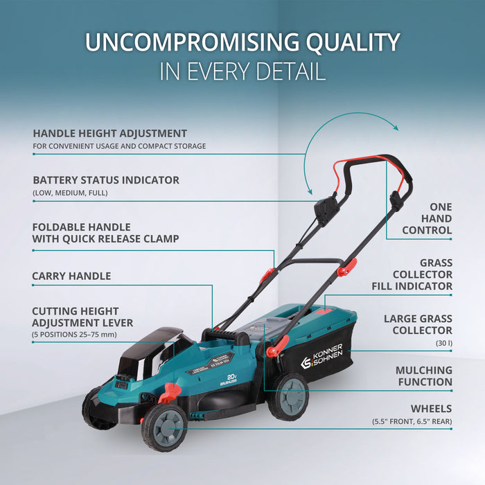 Cordless lawn mower KS 33LM-20V