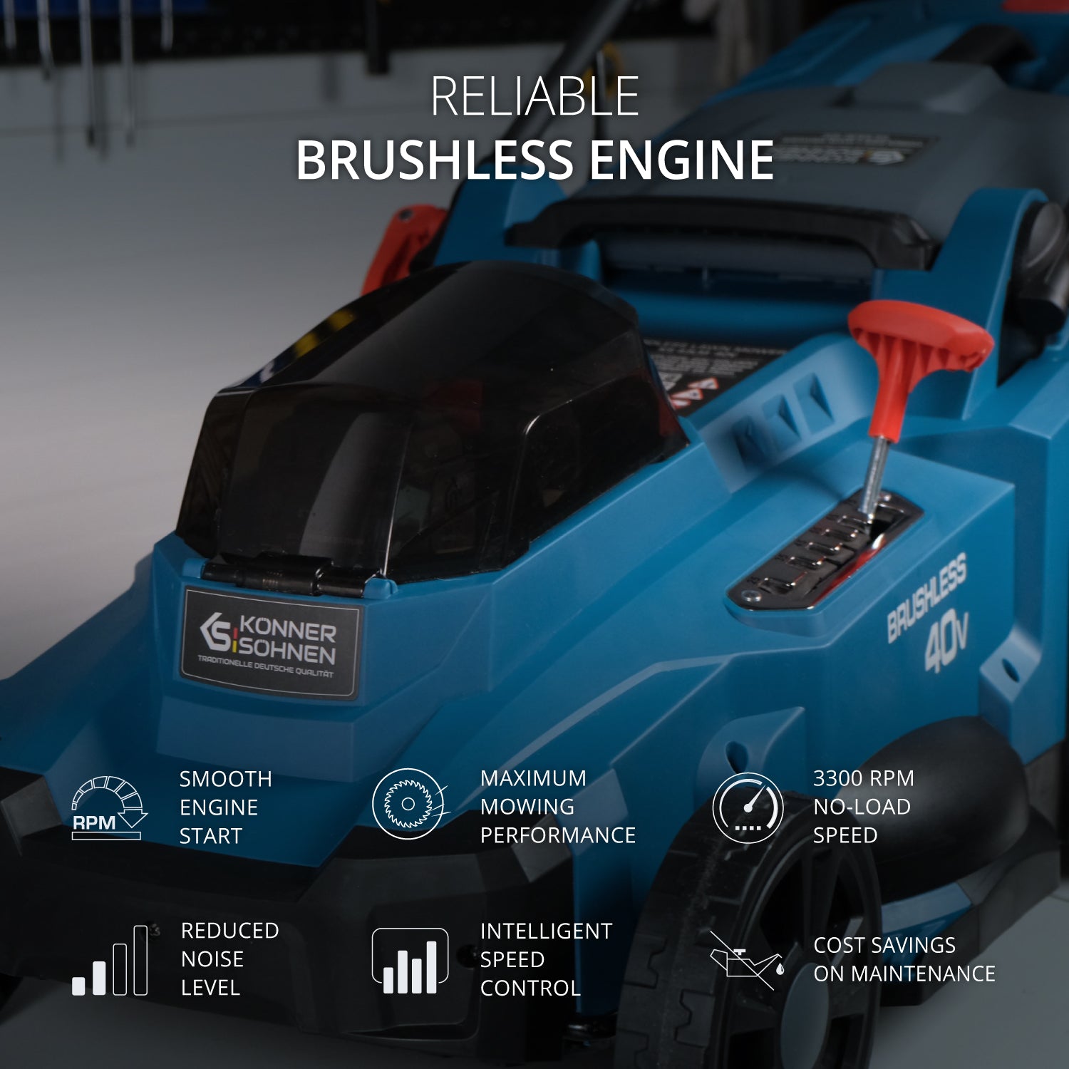 Cordless lawn mower KS 43LM-40V