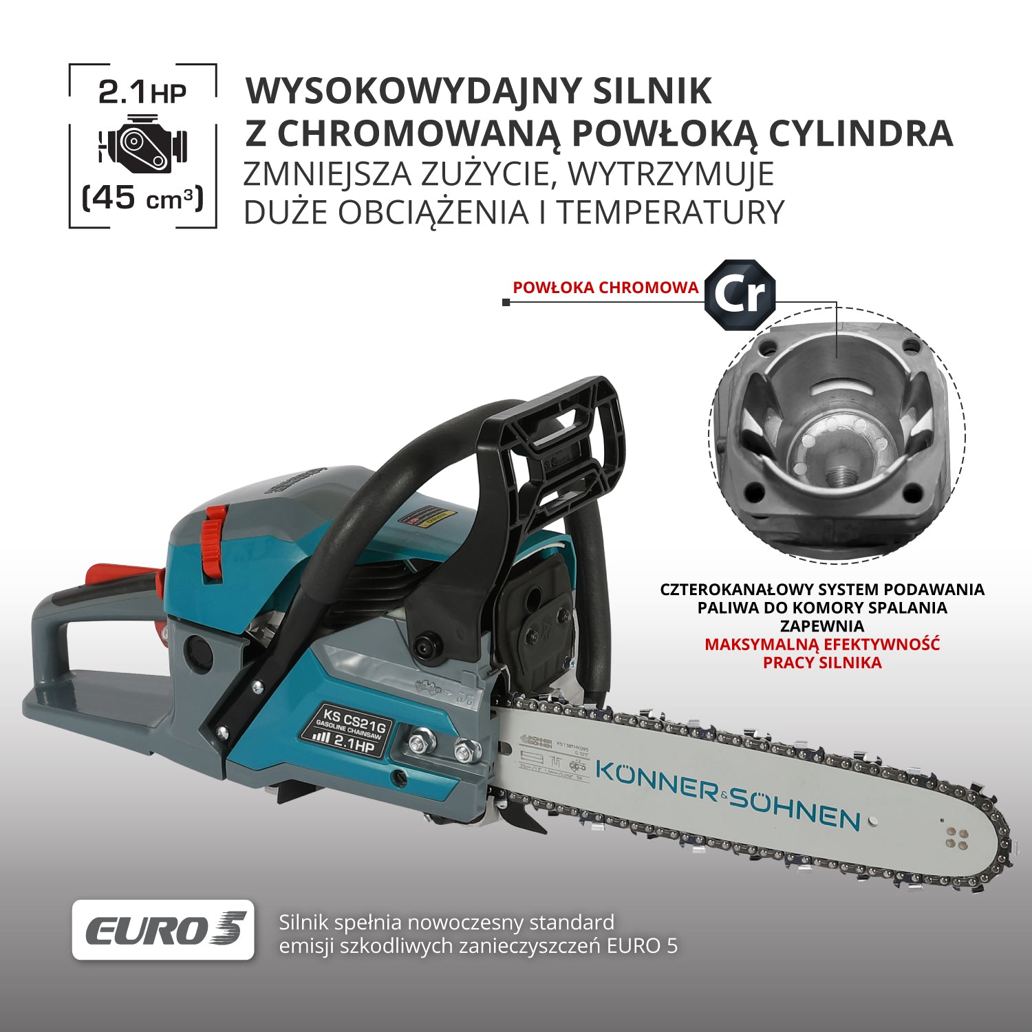 Pilarka spalinowa KS CS21G-13