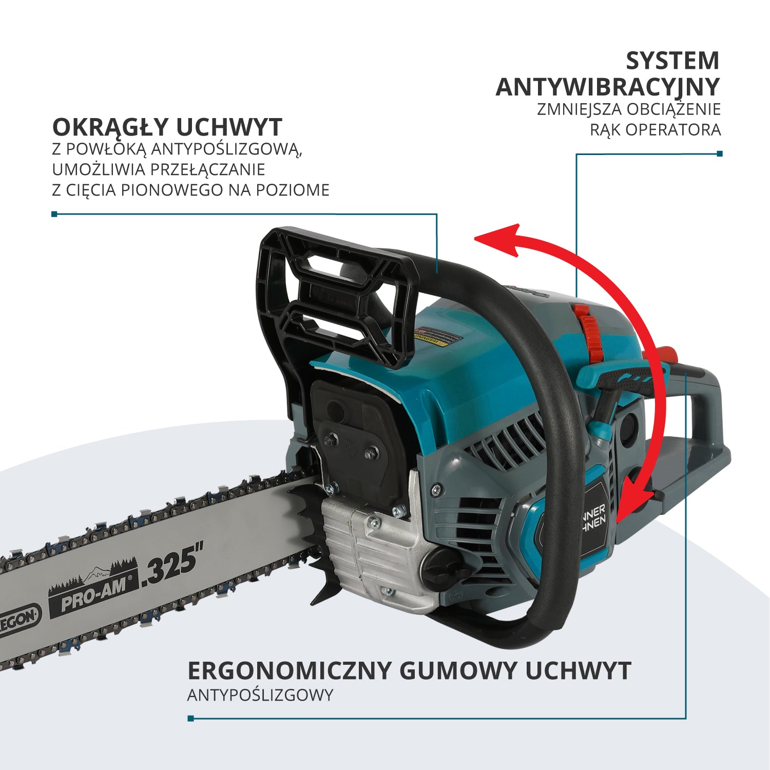 Benzininis grandininis pjūklas KS CS21G-16-1