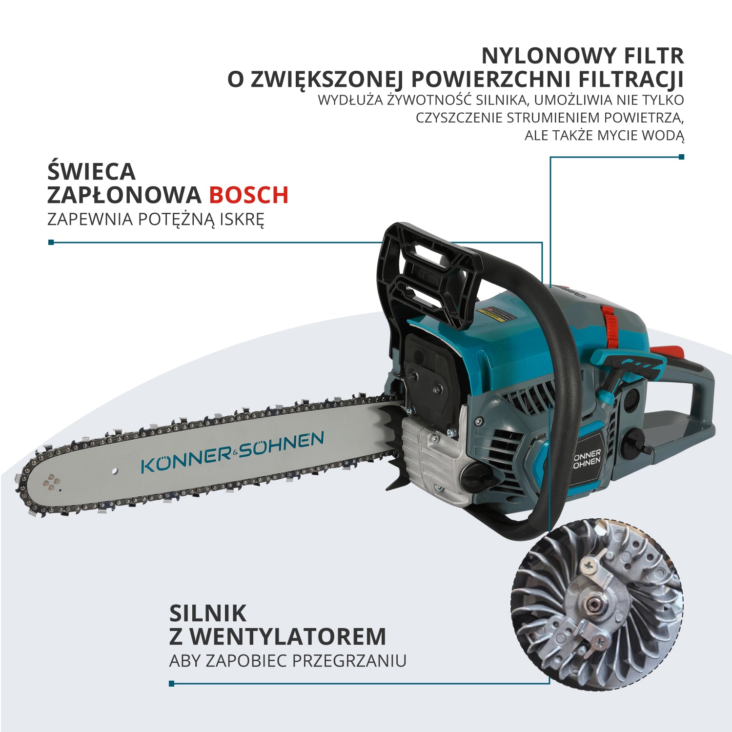 Pilarka spalinowa KS CS21G-16