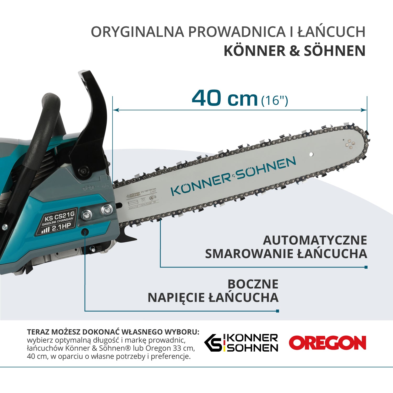 Pilarka spalinowa KS CS21G-16