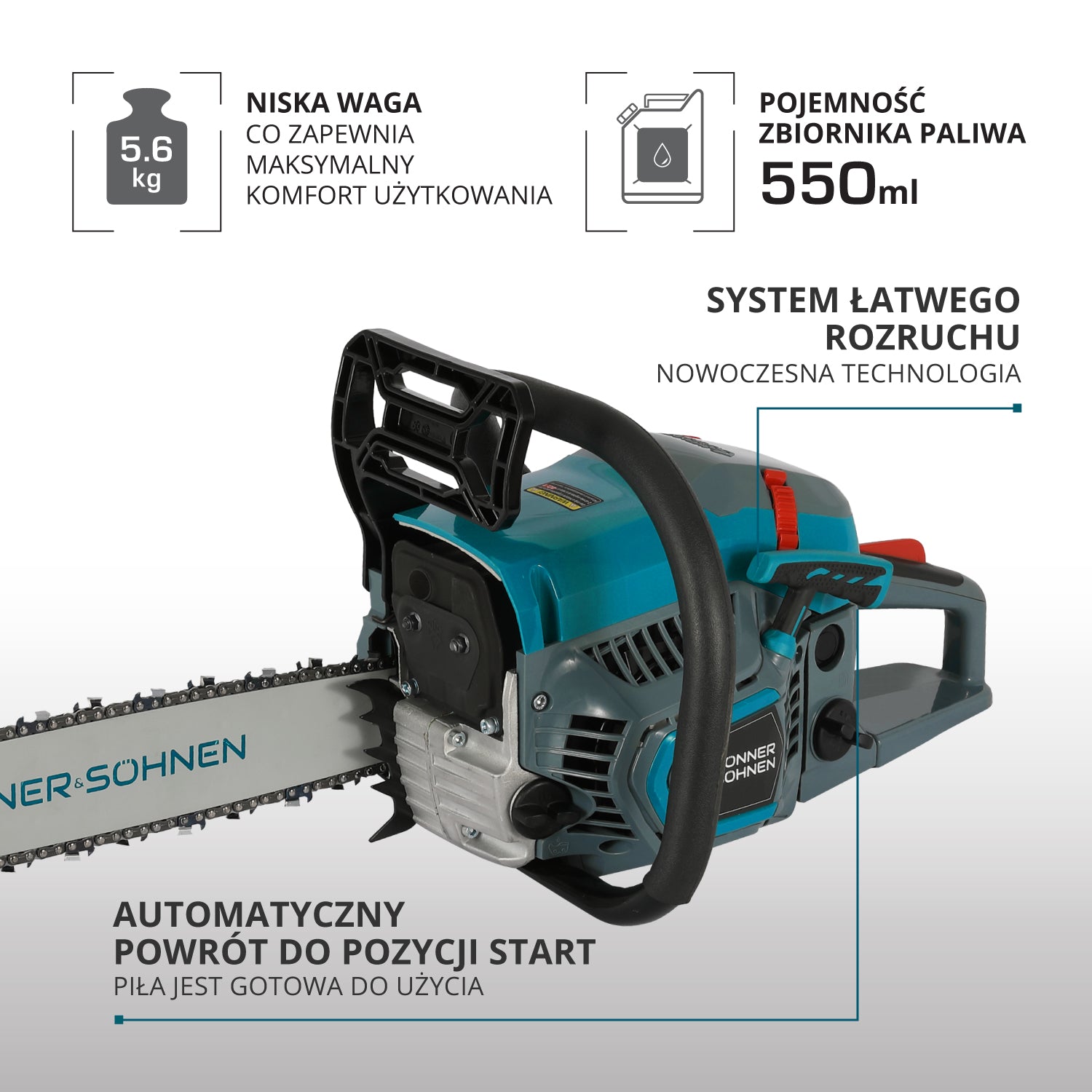 Pilarka spalinowa KS CS21G-16