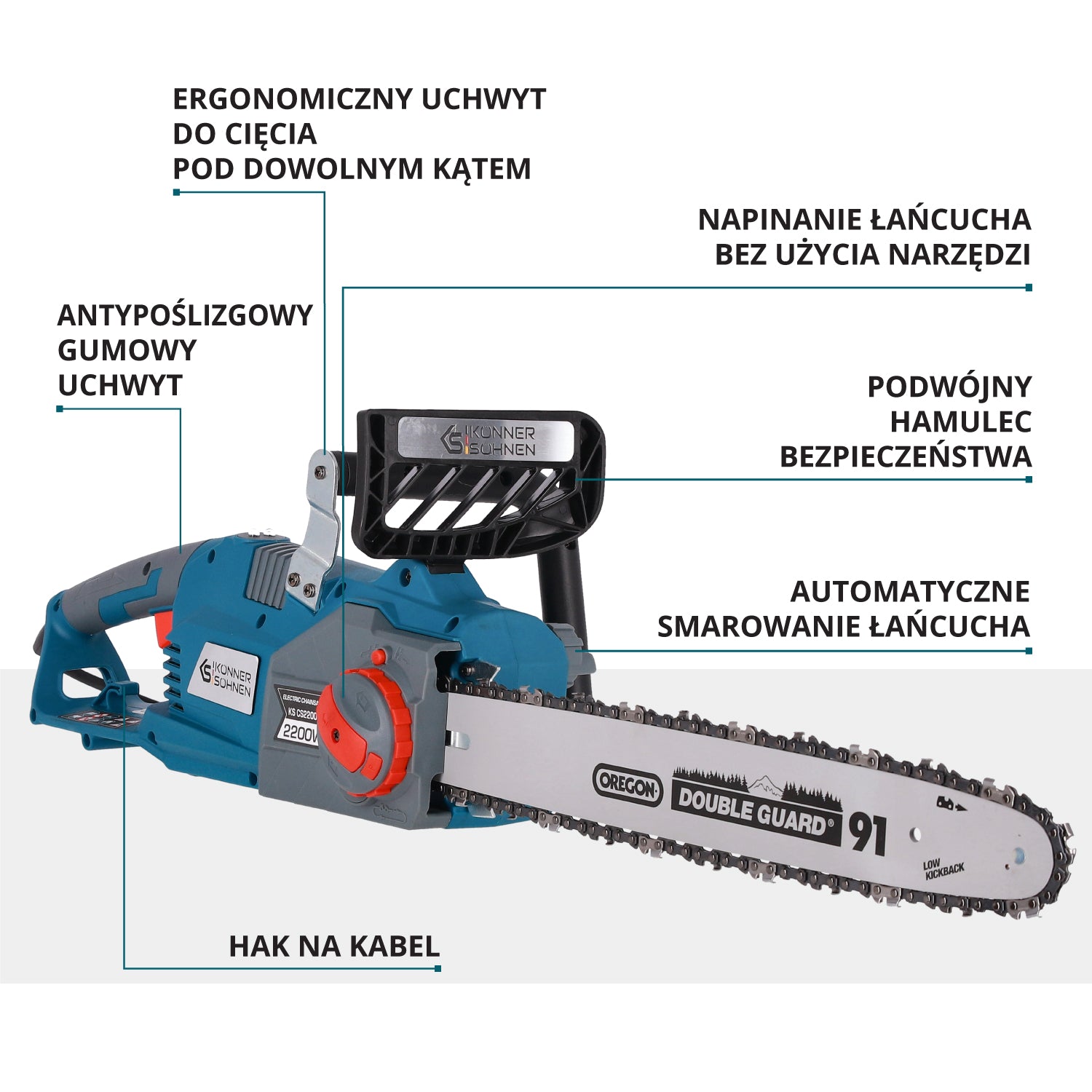 Pilarka elektryczna KS CS2200-16
