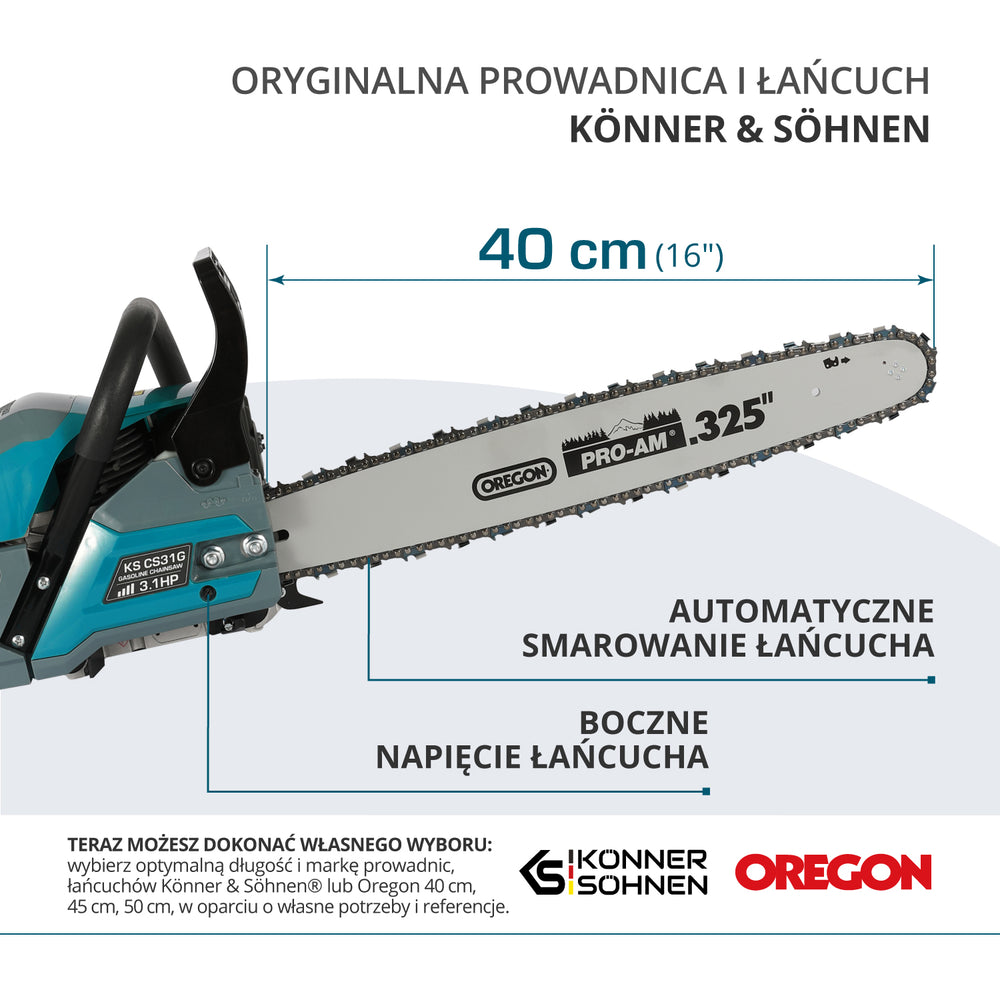 Pilarka spalinowa KS CS31G-16-1