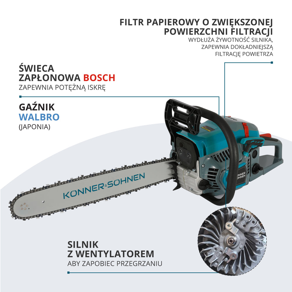 Pilarka spalinowa KS CS31G-20