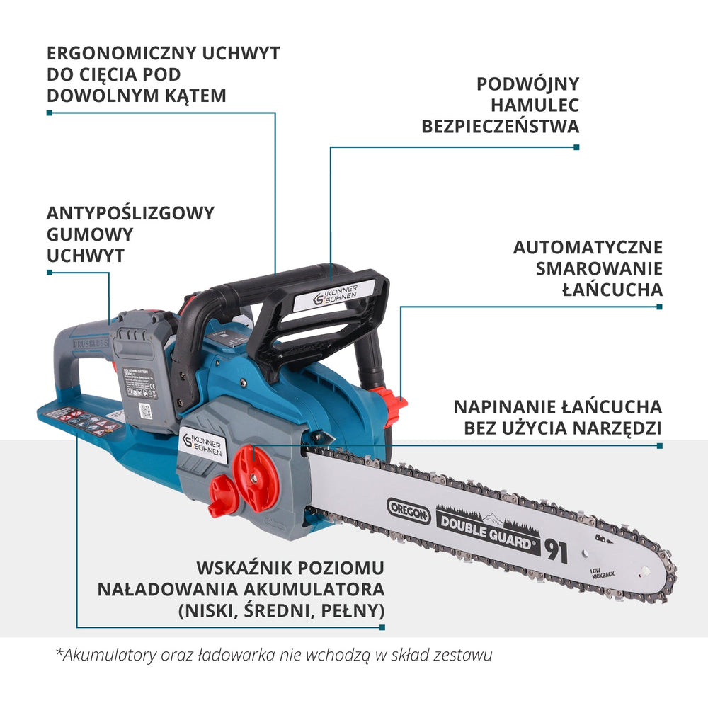 Pilarka akumulatorowa KS CS40V-16