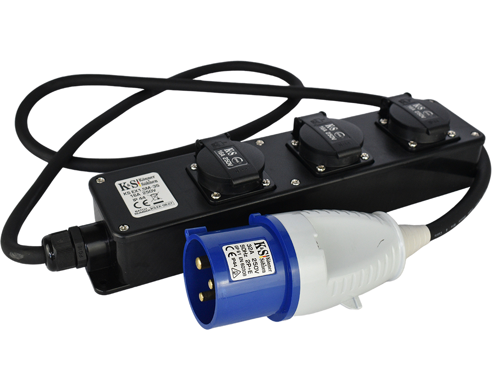 Kontaktligzdas adapteris KS EX1.5M-3S