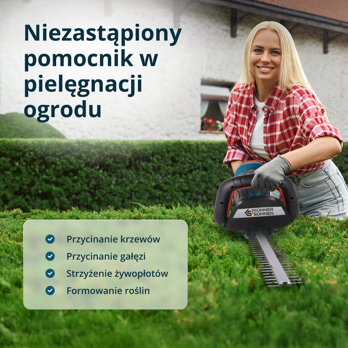 Akumulatorowe nożyce do żywopłotu KS HT-20V