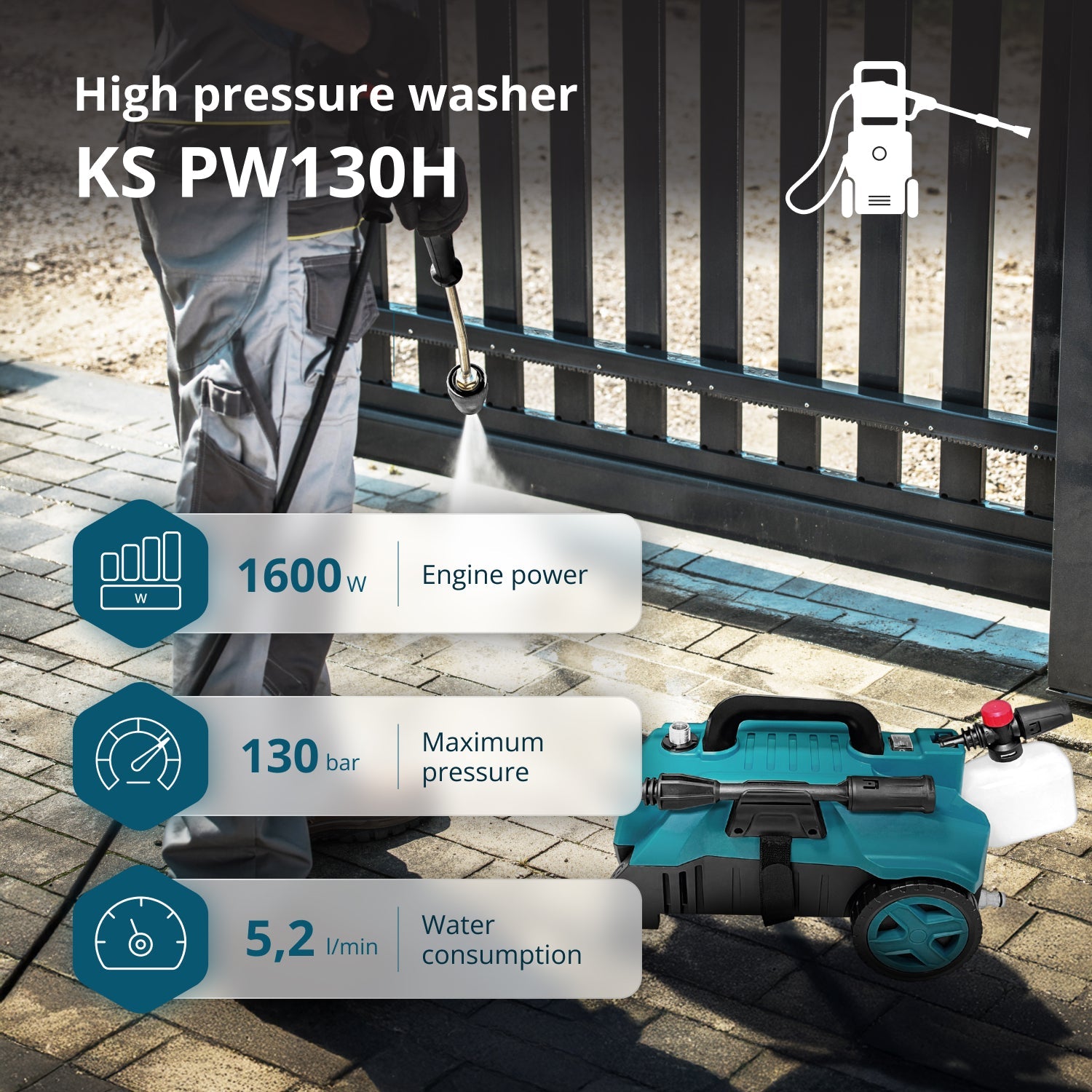 High-Pressure Washer KS PW130H