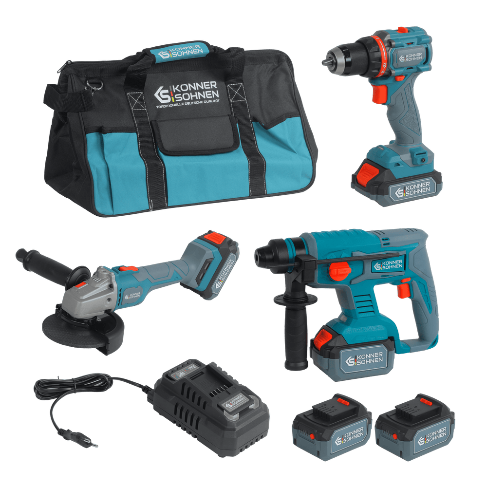 Bezprzewodowy Zestaw Majsterkowicza 3-w-1 KS RHAGD 20V SET 3