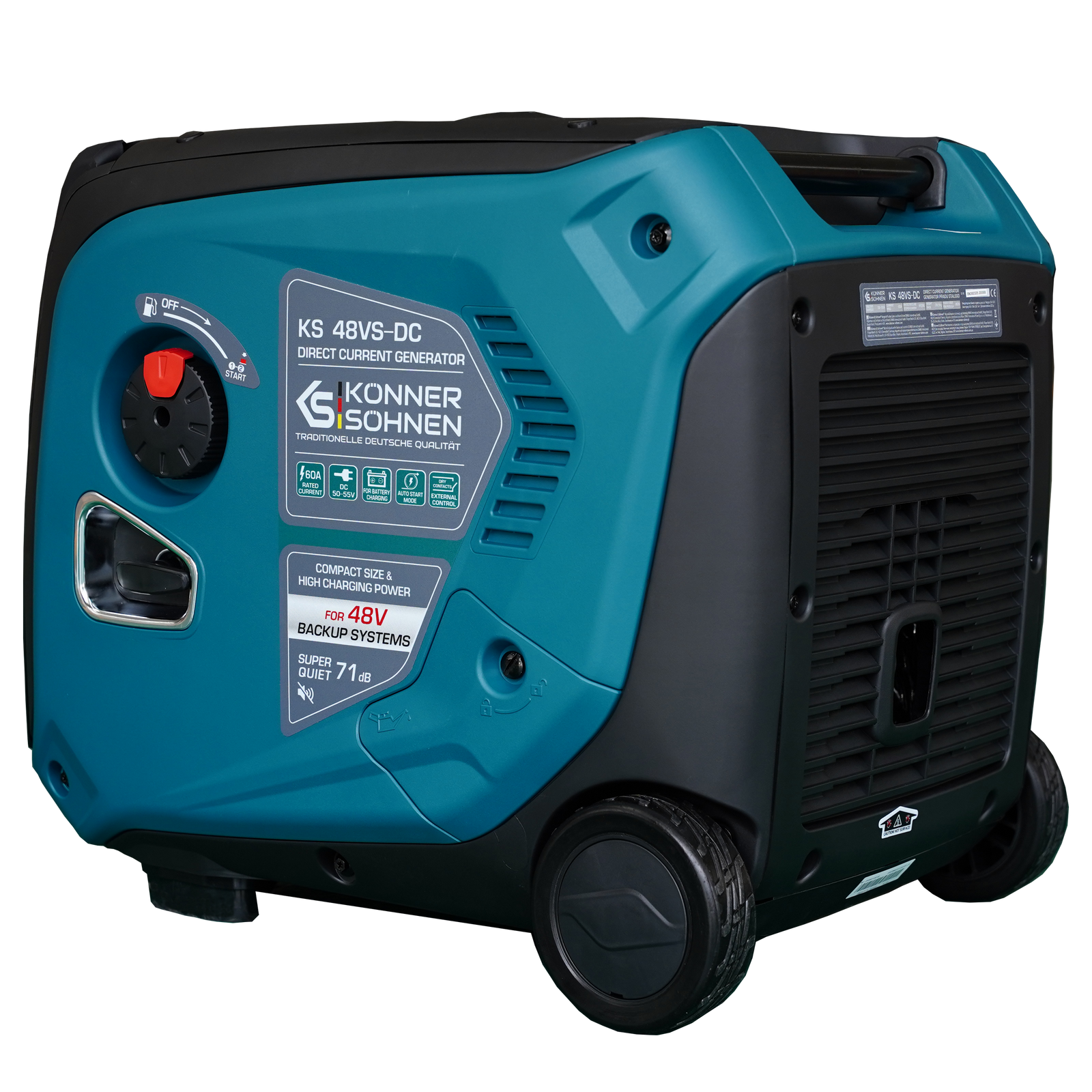 Generator prądu stałego KS 48VS-DC, wersja 50–55V