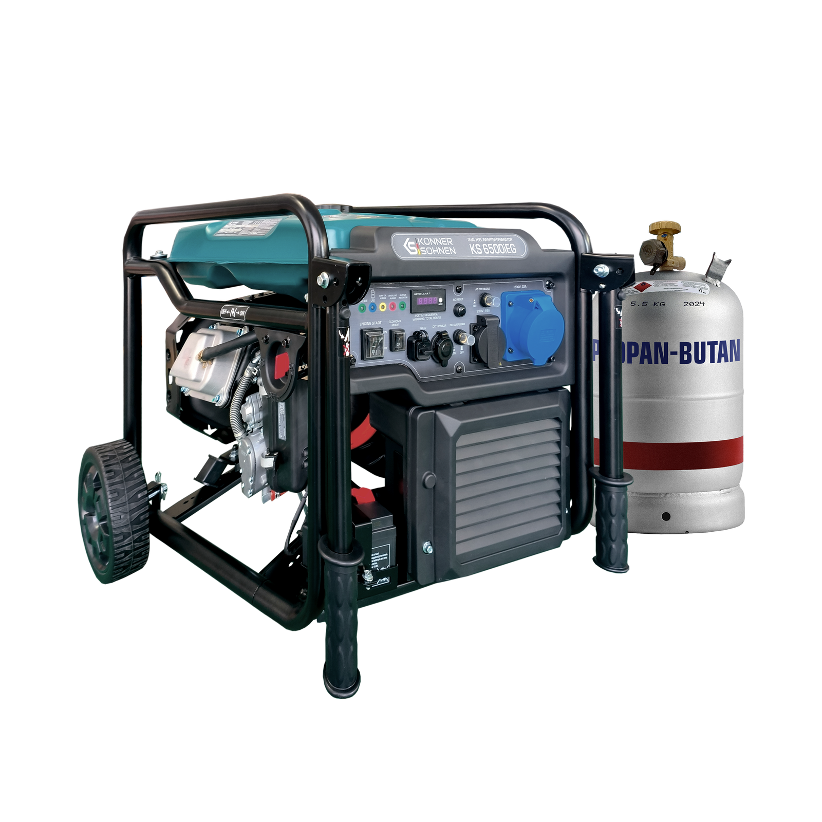 Dual Fuel Inverter Generator KS 6500iEG