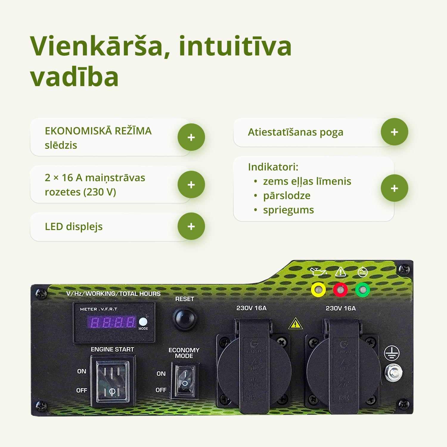 Invertora ģenerators KSB 35i