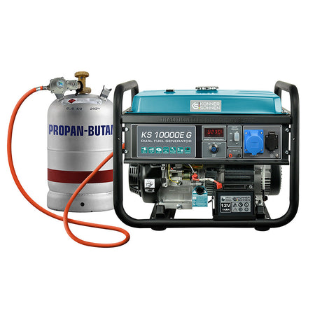 Generator benzynowo-gazowy „Könner & Söhnen” KS 10000E G