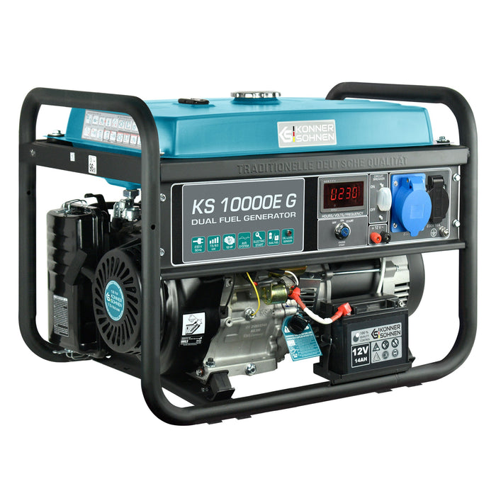 LPG/Benzīna ģenerators "Könner & Söhnen" KS 10000E G