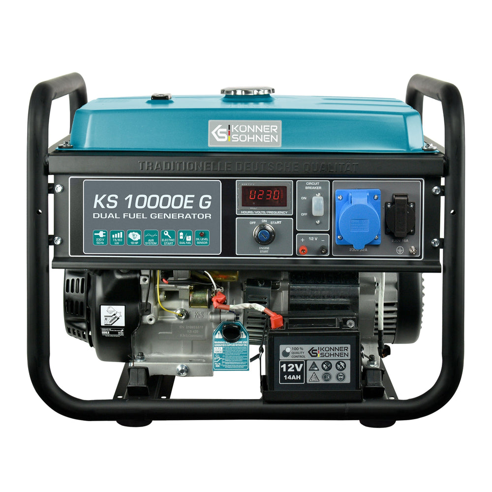 LPG/Benzīna ģenerators "Könner & Söhnen" KS 10000E G