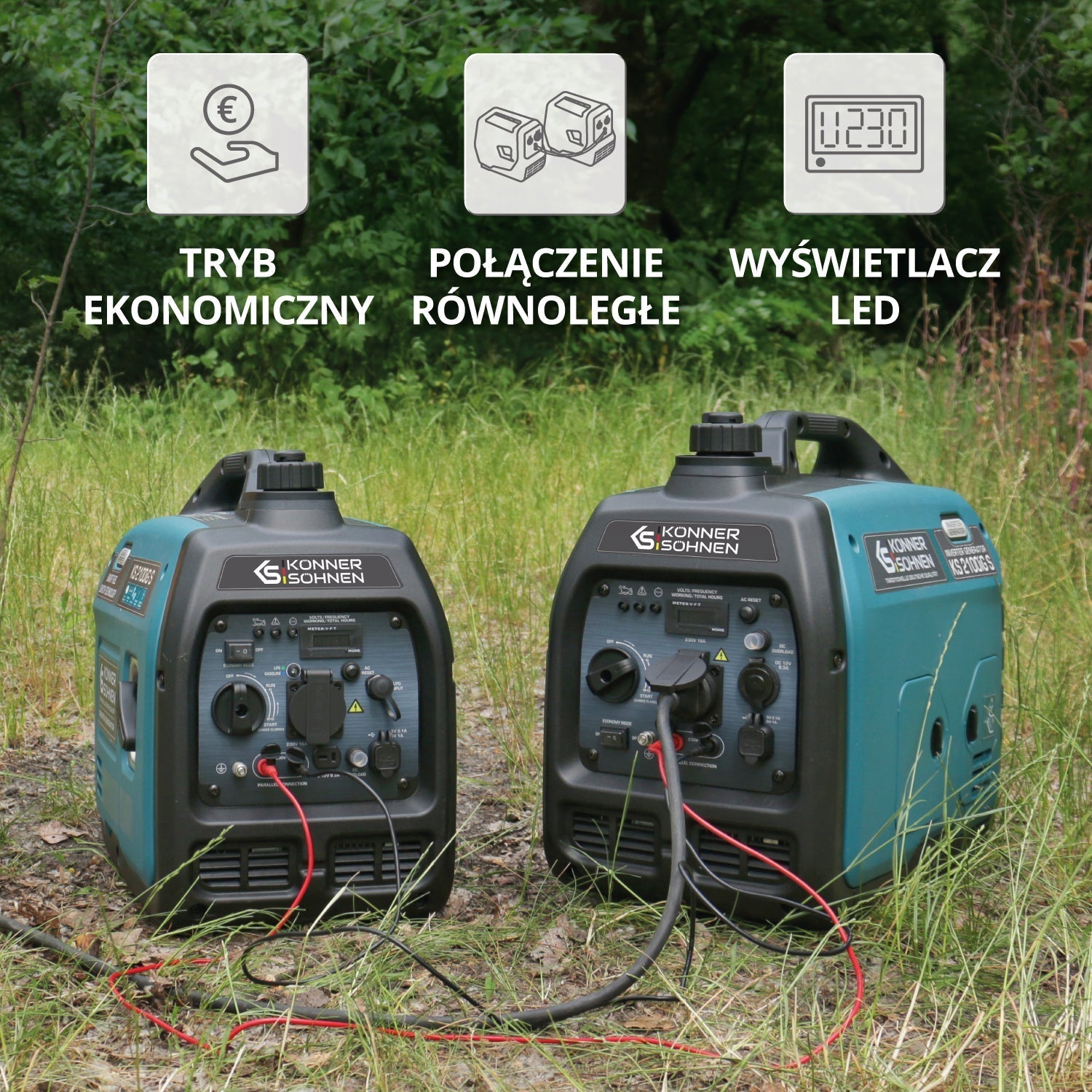 LPG/benzīna invertora ģenerators KS 2100iG S