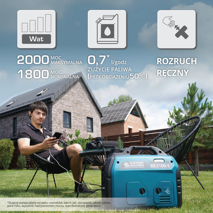 Agregat inwertorowy KS 2100i S