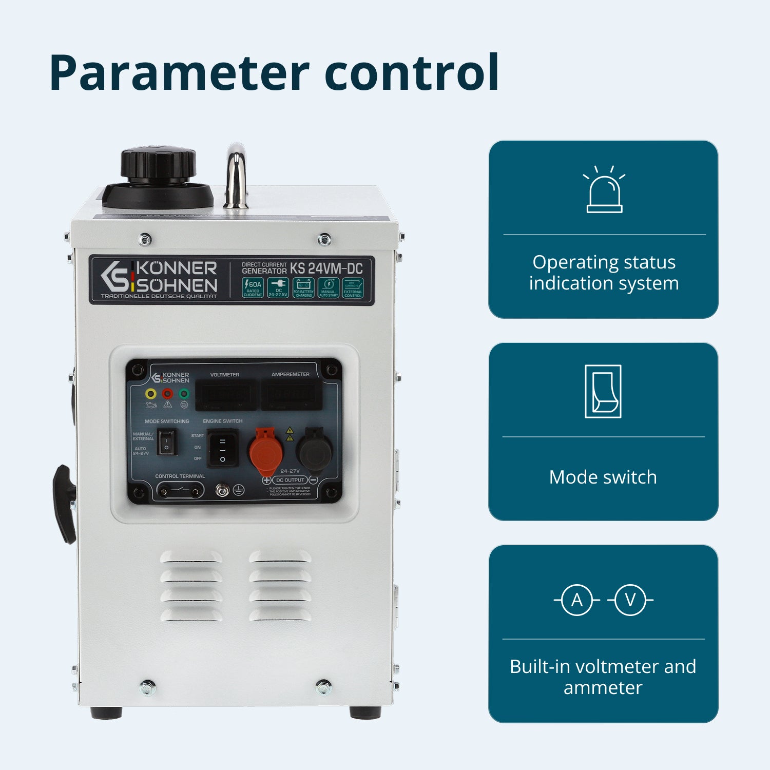 KS 24VM-DC Pastāvīgas Sprieguma Ģenerators