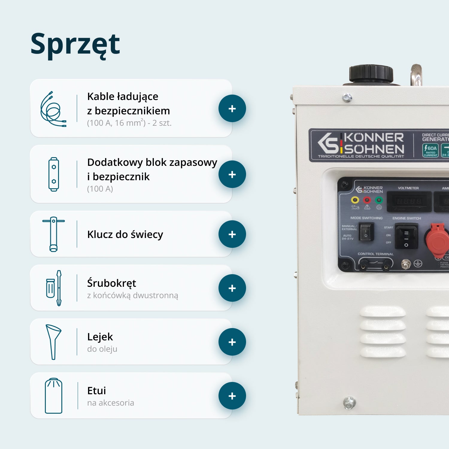 KS 24VM-DC Pastāvīgas Sprieguma Ģenerators