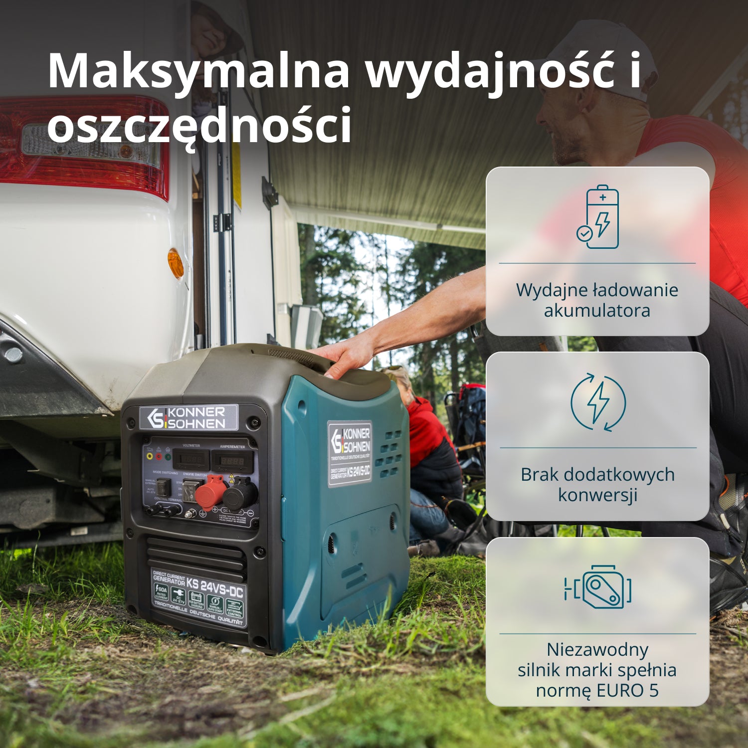 KS 24VS-DC Pastāvīgā Sprieguma Ģenerators