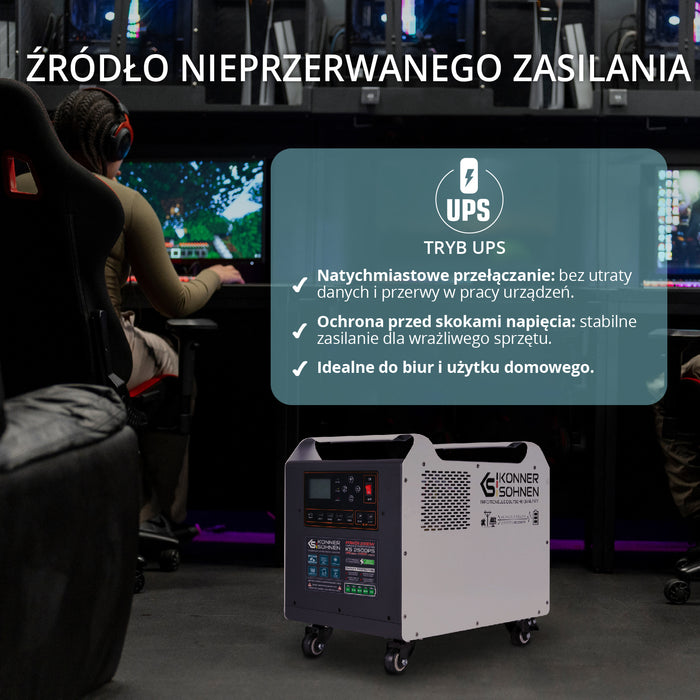 Przenośna stacje zasilania KS 2500PS