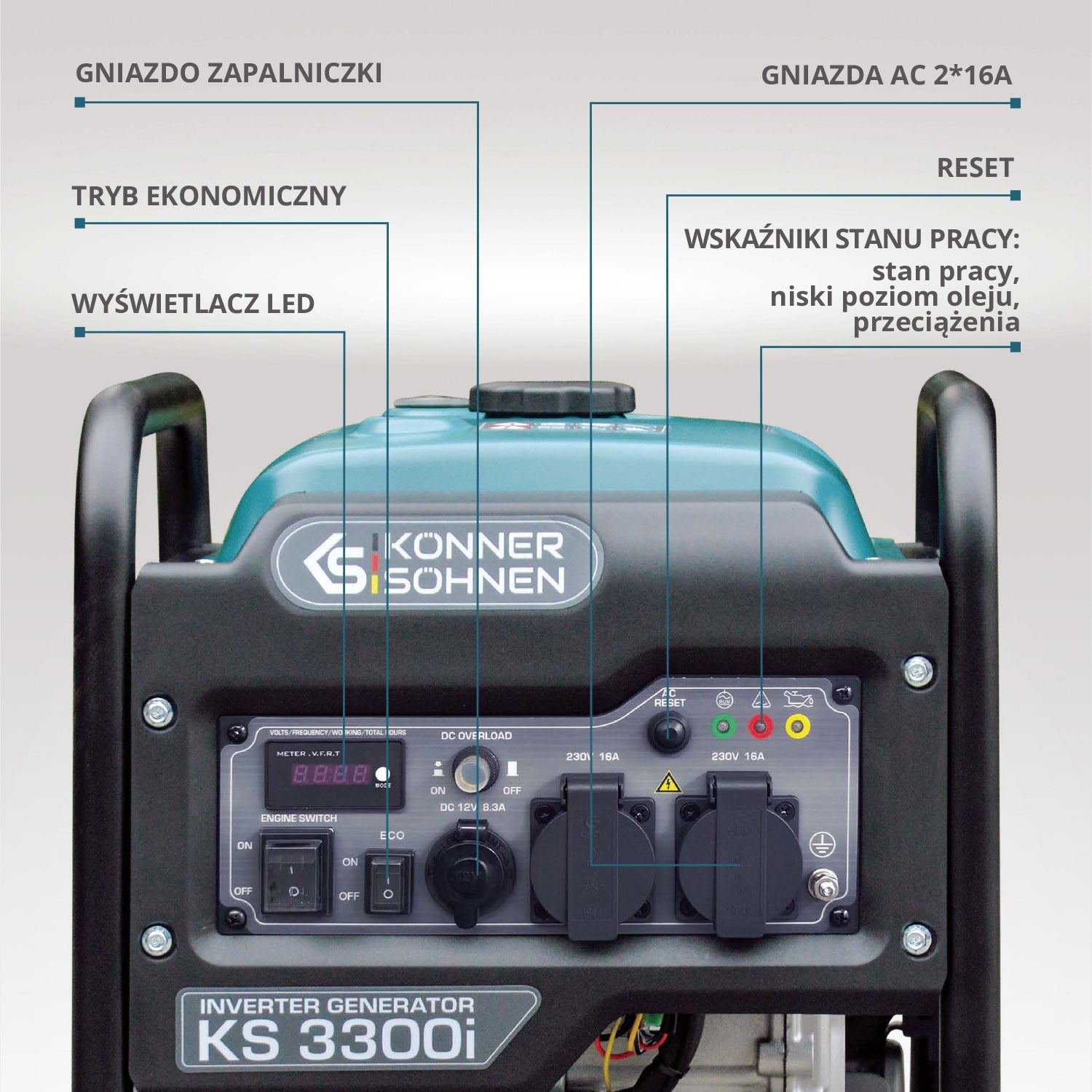 Invertergeneraator KS 3300i