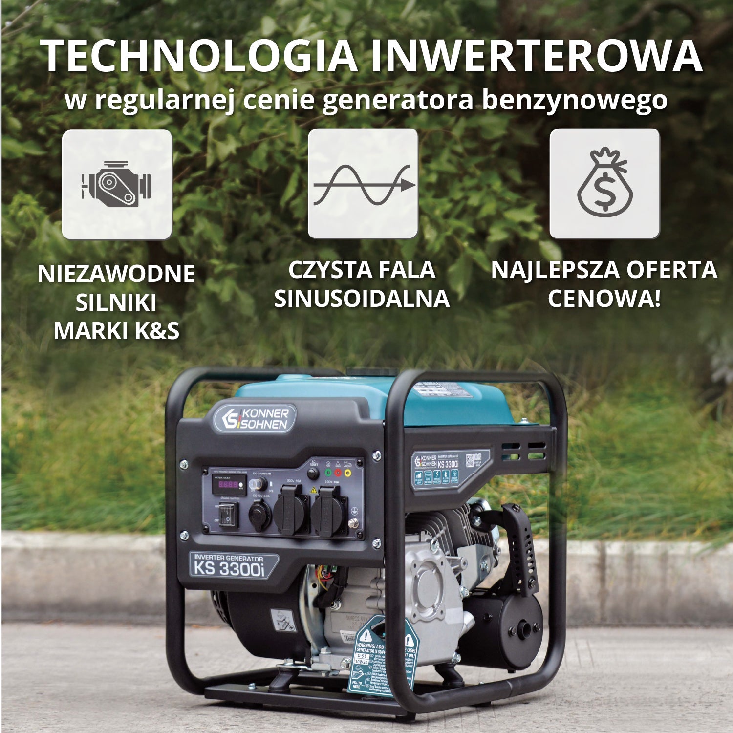 Invertergeneraator KS 3300i