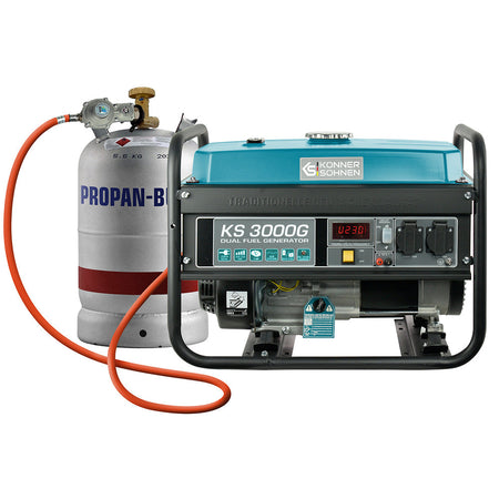 Generator benzynowo-gazowy „Könner & Söhnen” KS 3000G